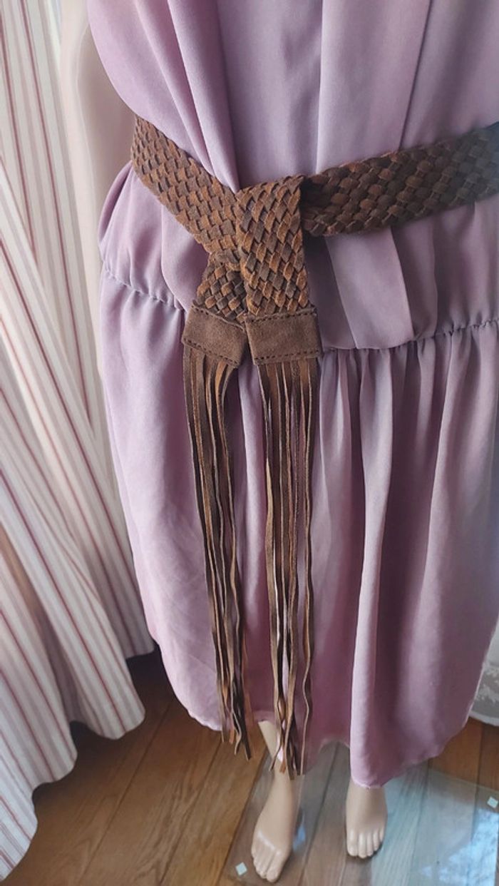 Ceinture tressée Naf Naf cuir taille 3 (85cm) - photo numéro 9
