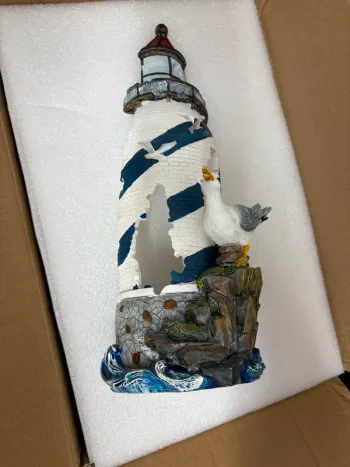 Phare marin porte bouteille 35cm