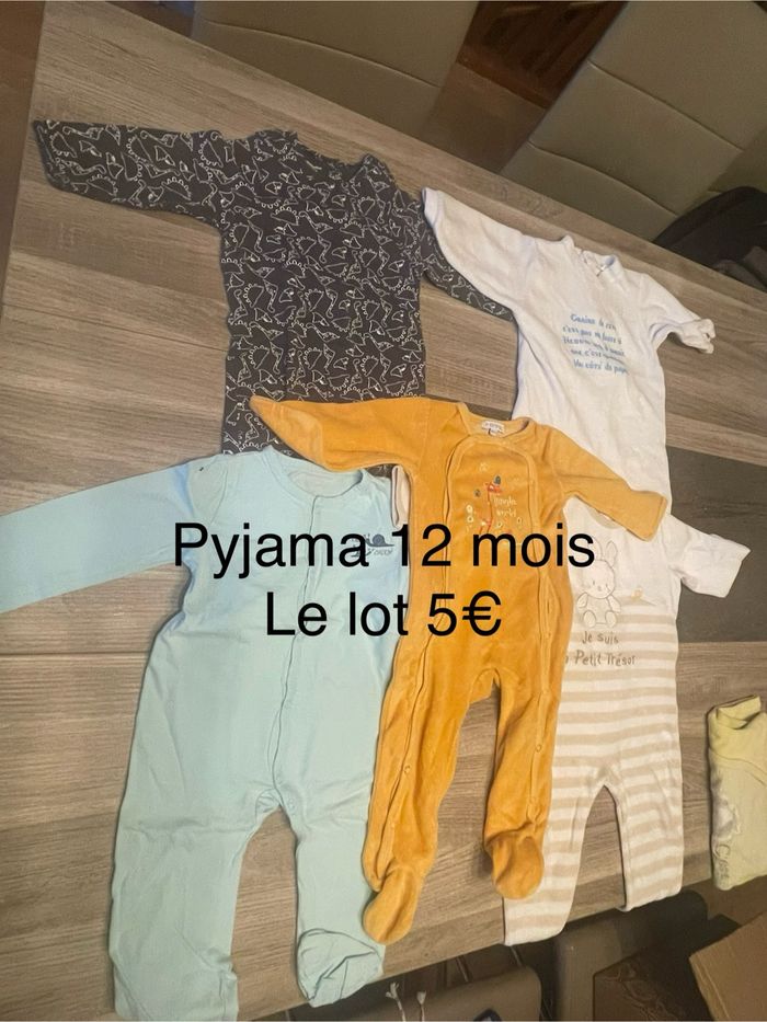 Pyjamas 12 mois garçon