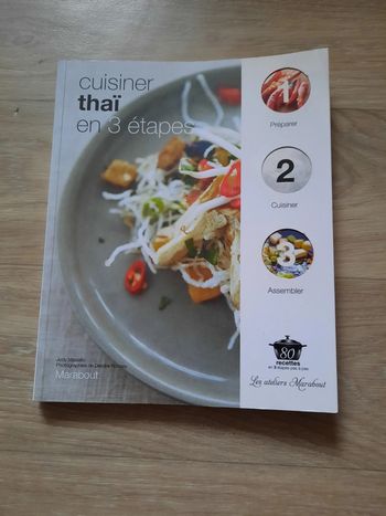 Livre: Cuisiner thaï en 3 étapes - Marabout