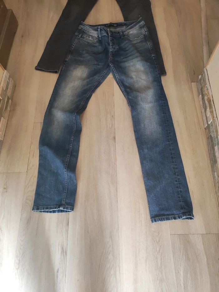 Lot de jean femme taille 38 taille haute - photo numéro 4