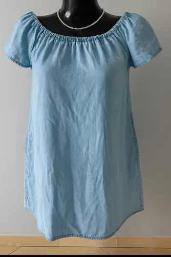Jolie robe en jean souple Zara woman