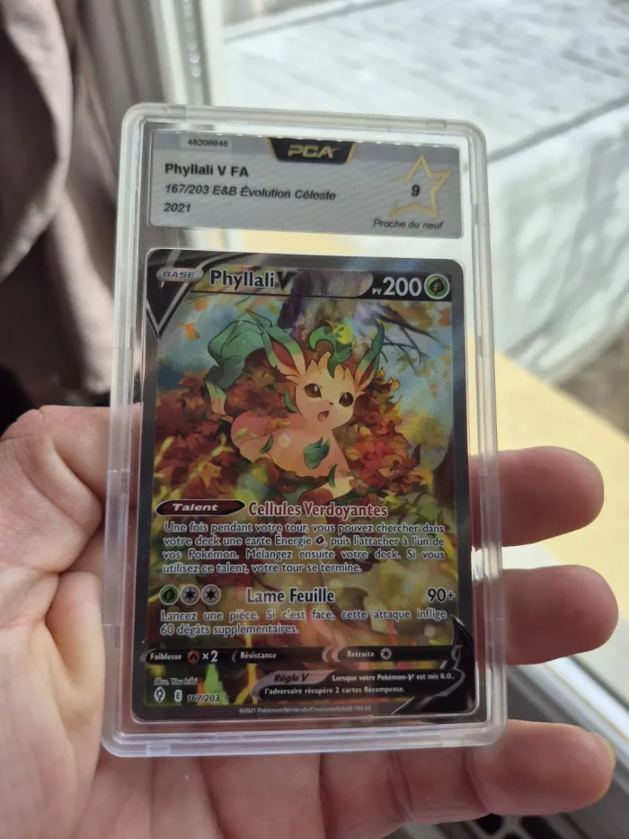 Carte Pokémon Phyllali V 167/203 Alternative - Evolution Céleste - PCA 9 FR EB