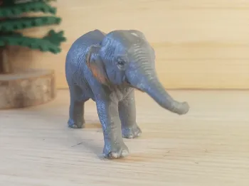 PAPO éléphanteau d'Asie Figurine Animal de la savane