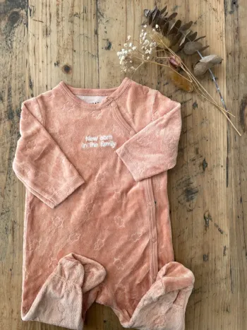 Pyjama velours Kiabi 9 mois