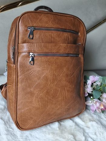 Sac à dos en cuir PU lisse haute qualité 
