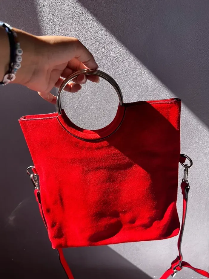 Sac à main rouge - photo numéro 2