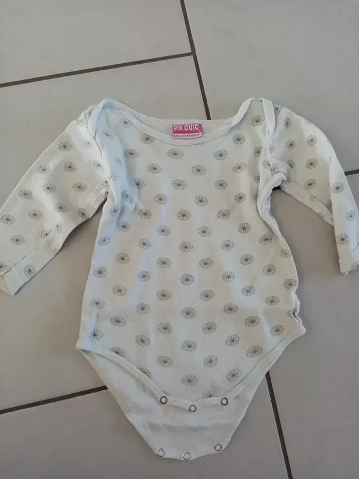 Lot de bodies manches longues - photo numéro 2