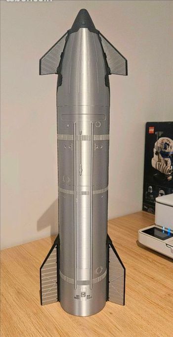 Fusée SpaceX Starship 33 Bloc -52cm