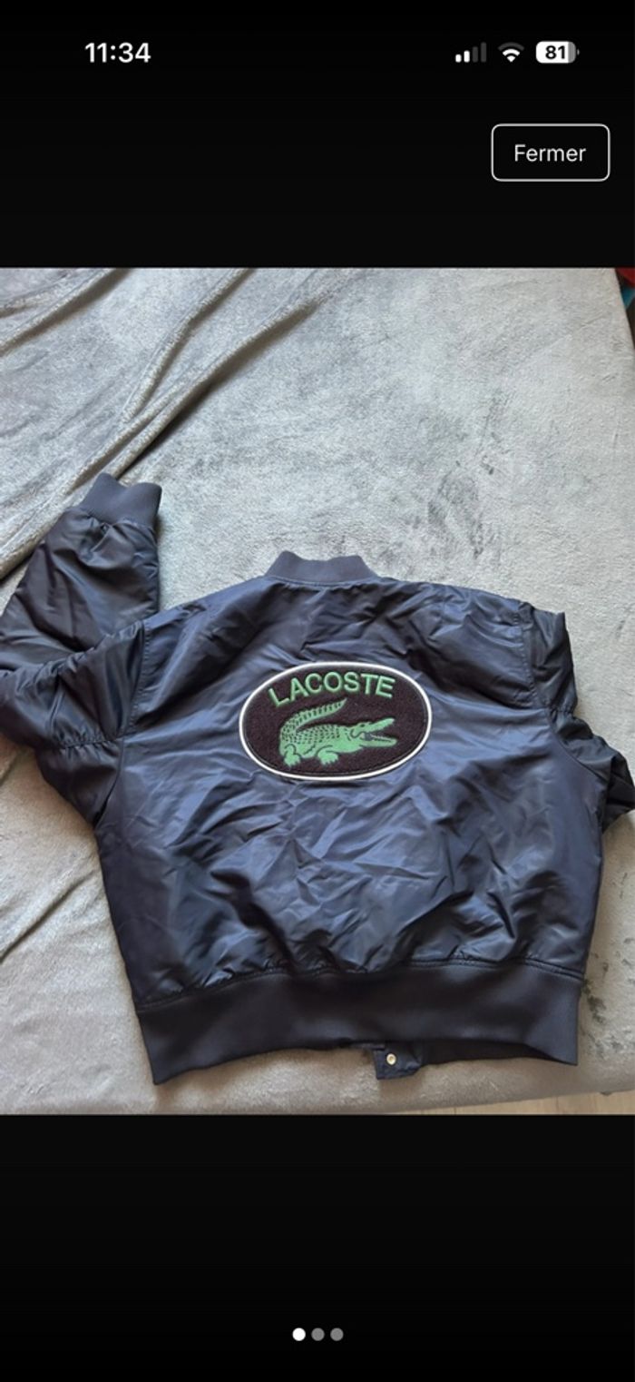 Veste Lacoste mi saison - photo numéro 2