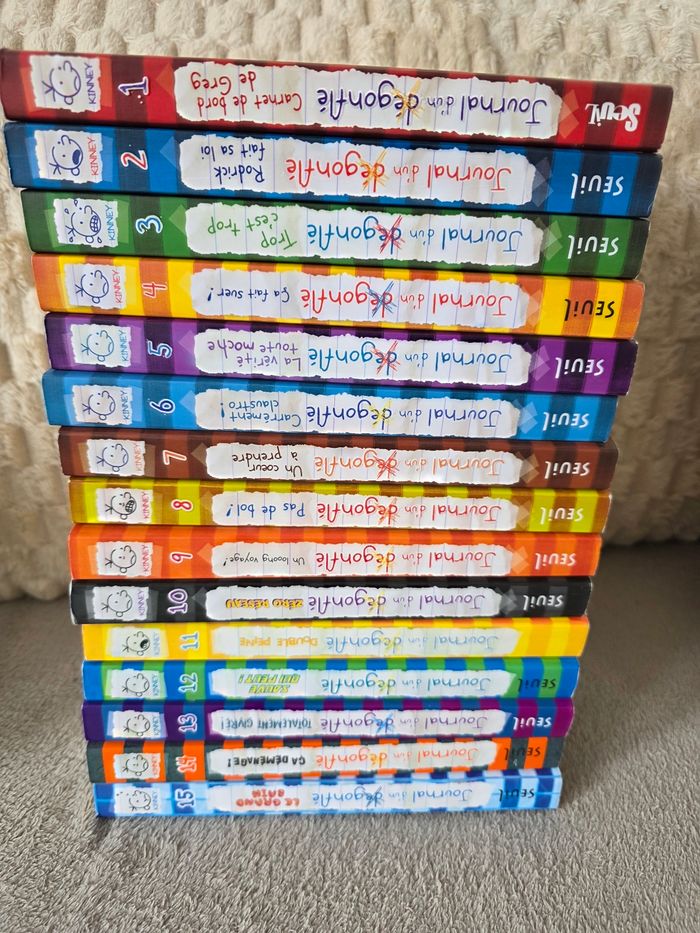 Lots de livres journal d'un dégonflé  etat neuf