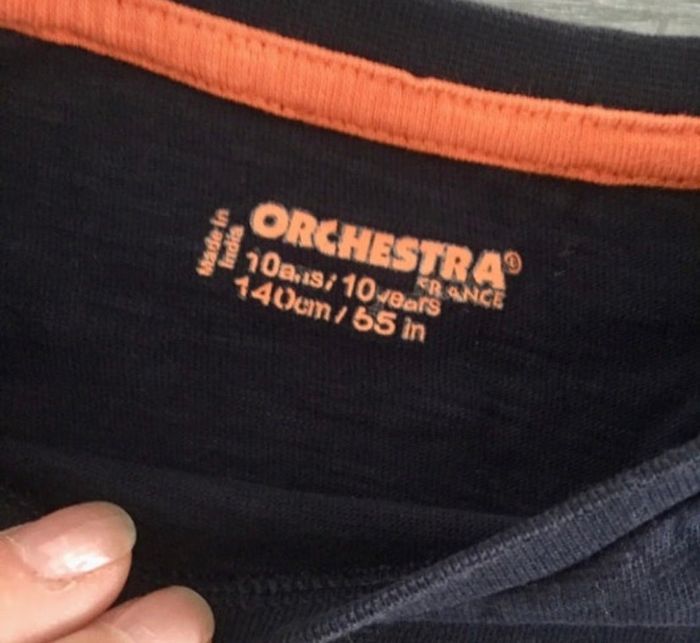 T shirt garçon orchestra 10 Ans - photo numéro 3