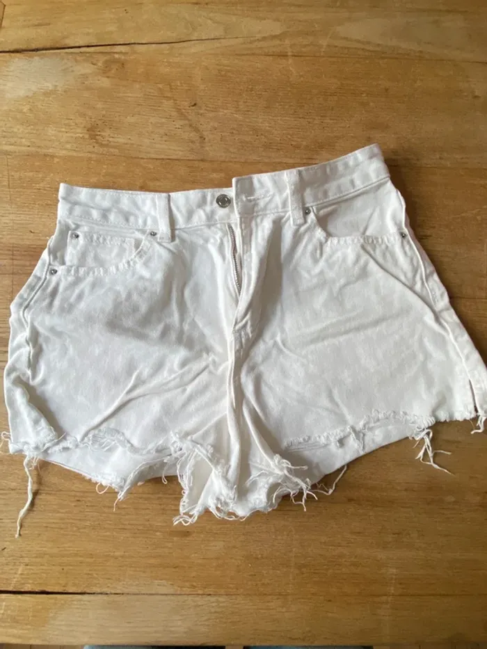 Short jean blanc Primark