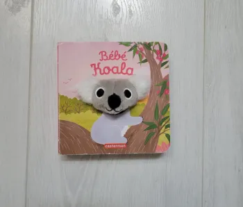 Livre marionnette bébé koala