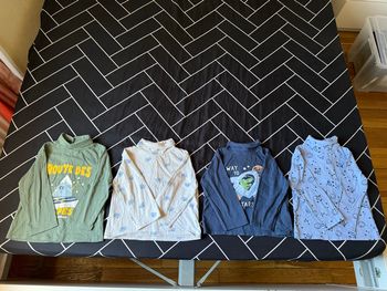 Lot de 4 sous-pulls garçon – 23 mois – Tex Baby ❄️🧒🏼