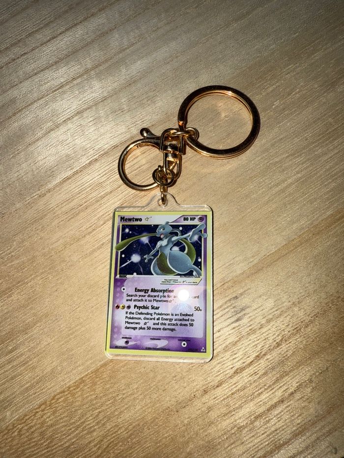 Carte Pokémon porte clés