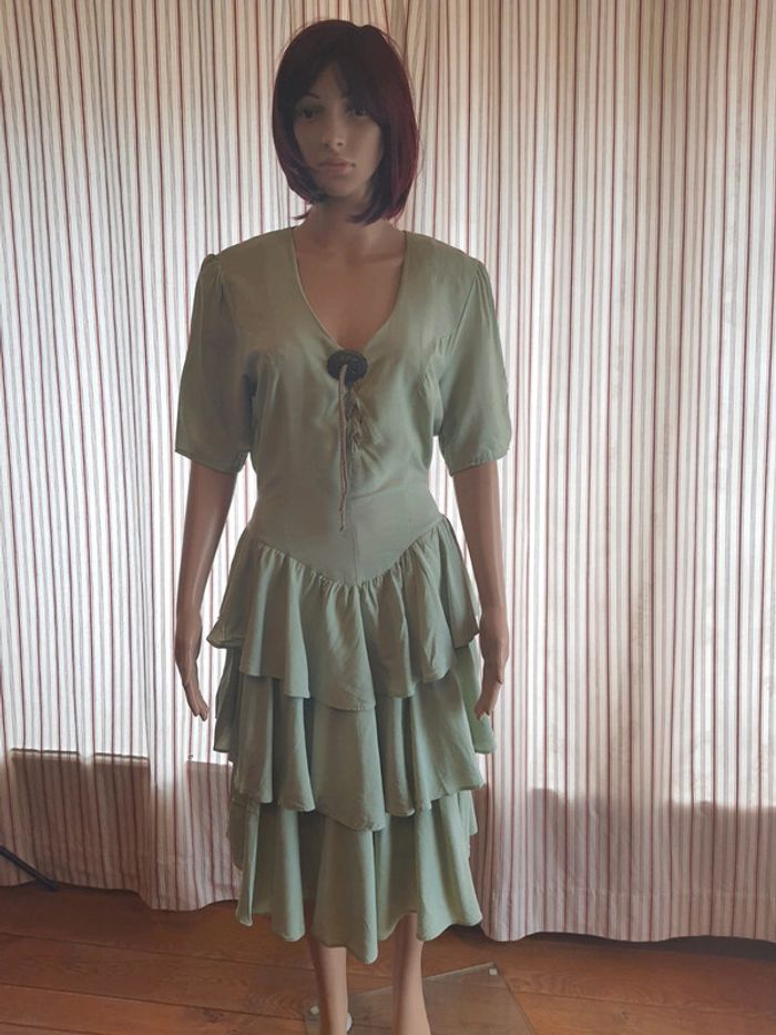 Magnifique robe Electric Blue taille 42 vert