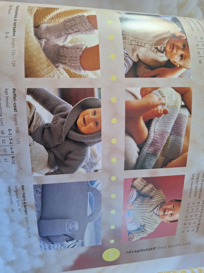 Livre tricot bébé 20 modèle - photo numéro 10