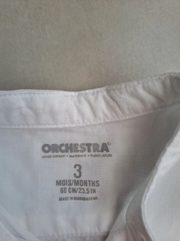 Chemise blanche ML 3M Orchestra  - TBE comme neuve - photo numéro 2