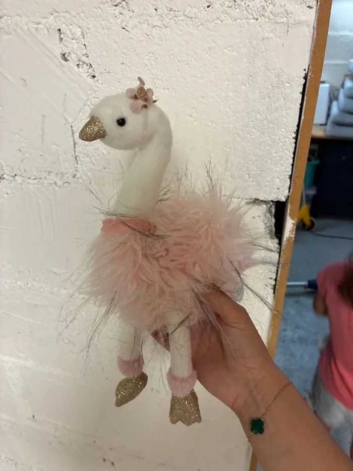 Peluche Flament rose