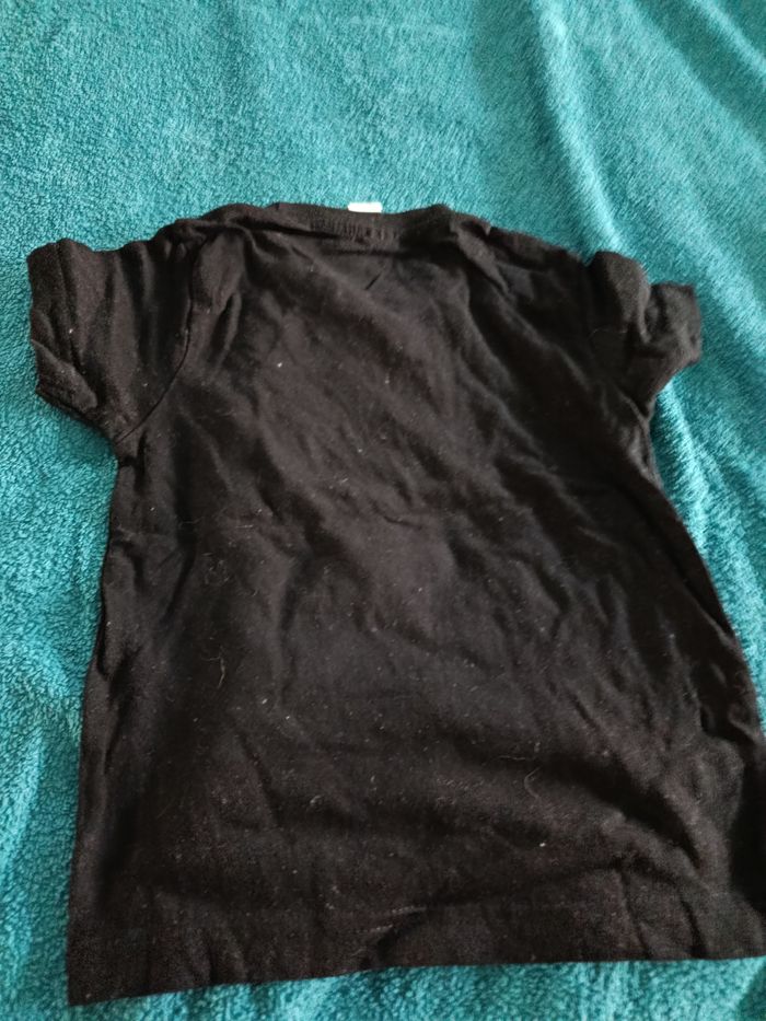 Tee shirt noir cow porto - photo numéro 2