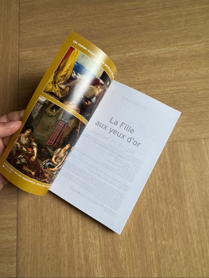 Livre la fille aux yeux d’or - photo numéro 5