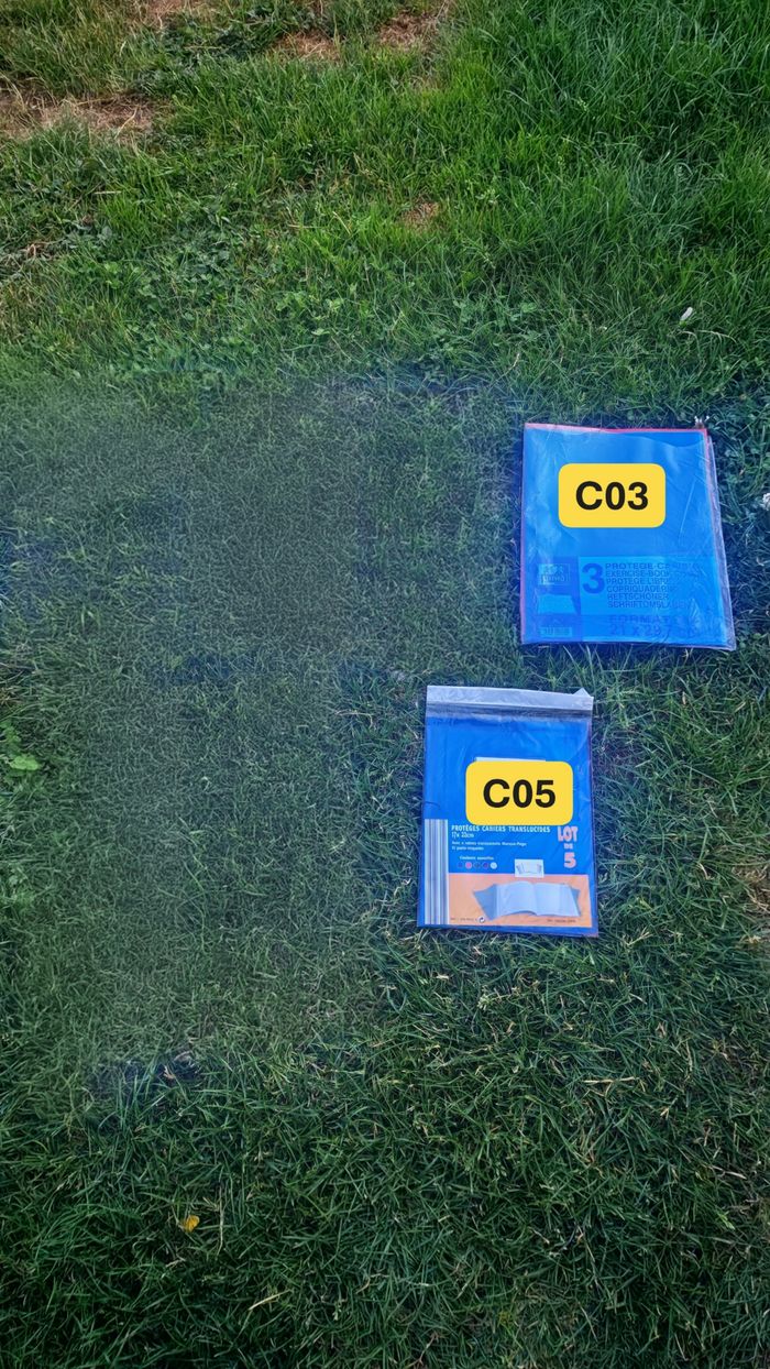 Fournitures scolaires – protèges cahiers