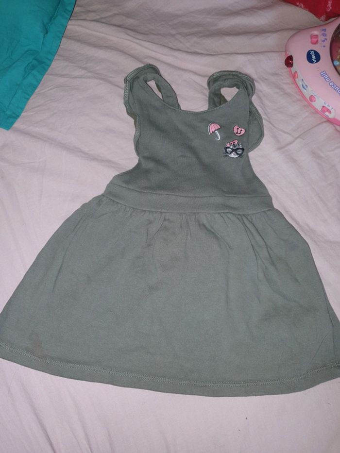 Robe d'hiver 80cm  kaki