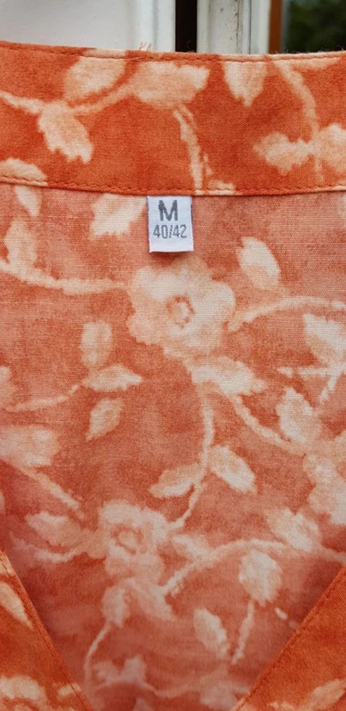Chemise longue vintage ou tunique femme - T. 40/42 - photo numéro 4