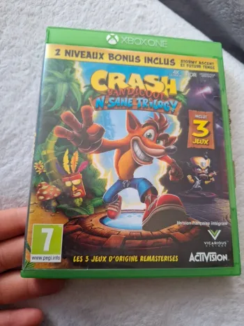 Magnifique jeu de xbox Crash bandicoot