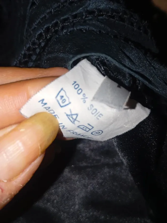 Gilet en soie superbe pièce - photo numéro 8
