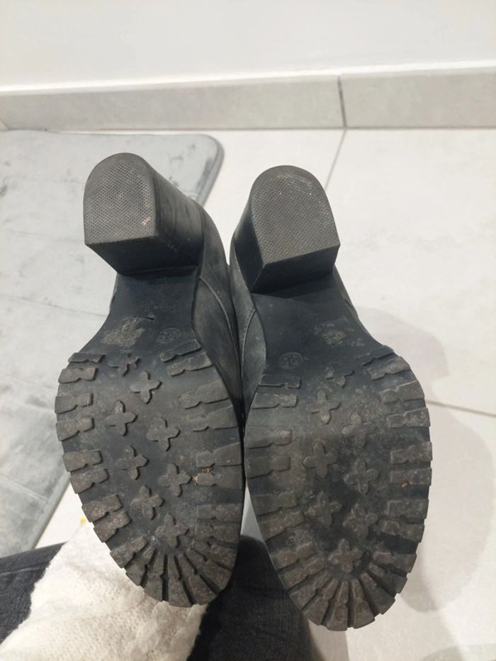 Bottines grises femme t38 - photo numéro 3