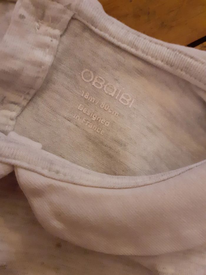 Lot 6 t-shirts - Obaïbi, Mes Ptits Caillous, Tape à l'œil, Orchestra, Primark - photo numéro 3