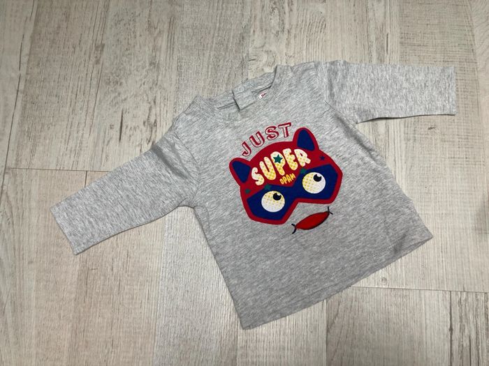 Ensemble 2P gris et rouge 3 mois - photo numéro 4