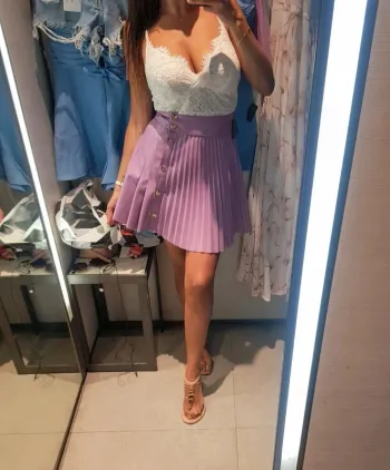 zara jupe plissée taille 34