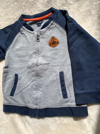 Gilet zippé kiabi 36 mois