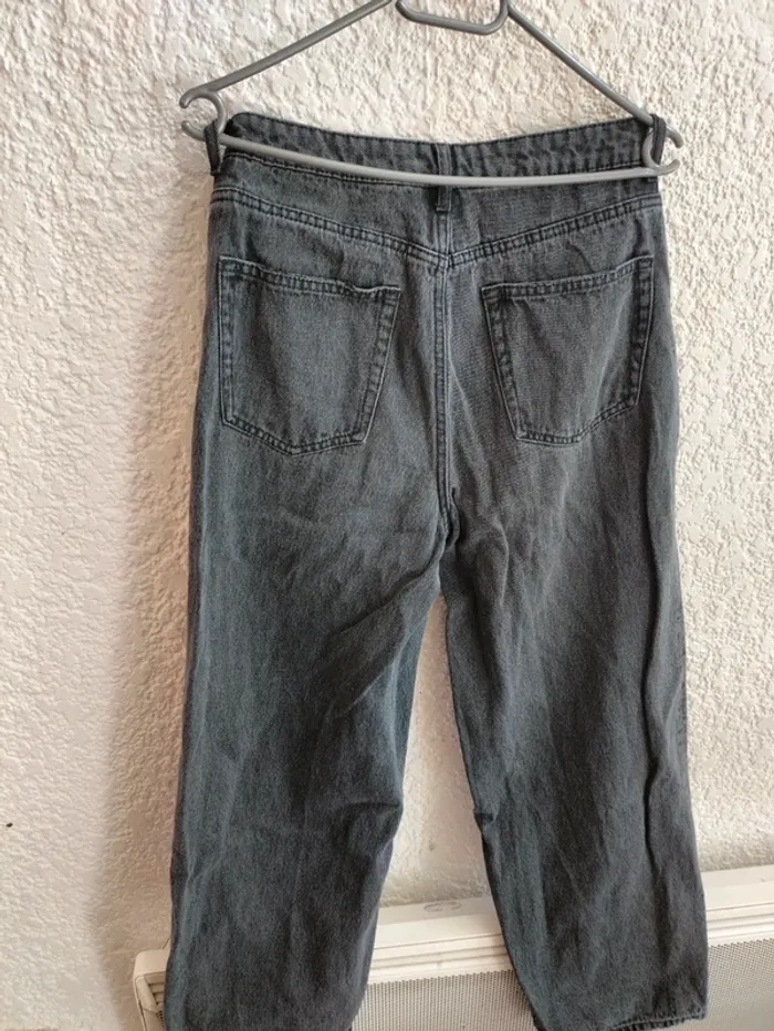 Jean noir mom pantalon large T 36 - photo numéro 9