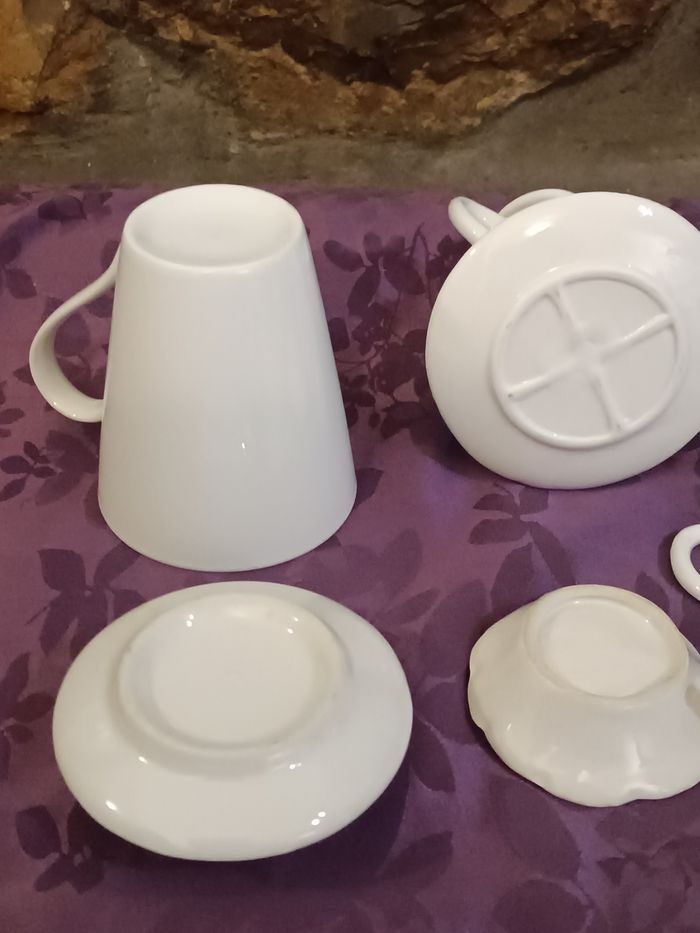 Lot porcelaine blanche - photo numéro 5