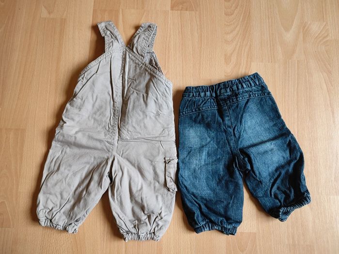 Lot salopette + jean Kimbaloo en 3M - photo numéro 2