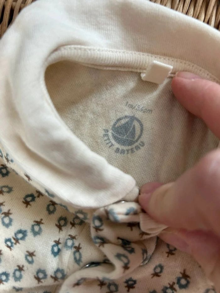 Combinaison crème - petit bateau - 1 mois - photo numéro 3