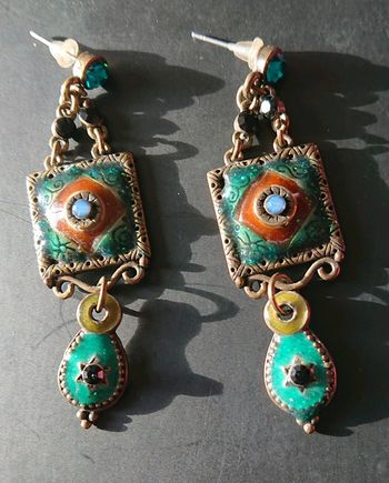 Boucles d'oreilles turquoise