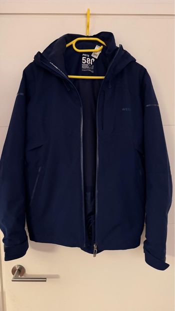 Veste de ski homme piste 580 marine taille s