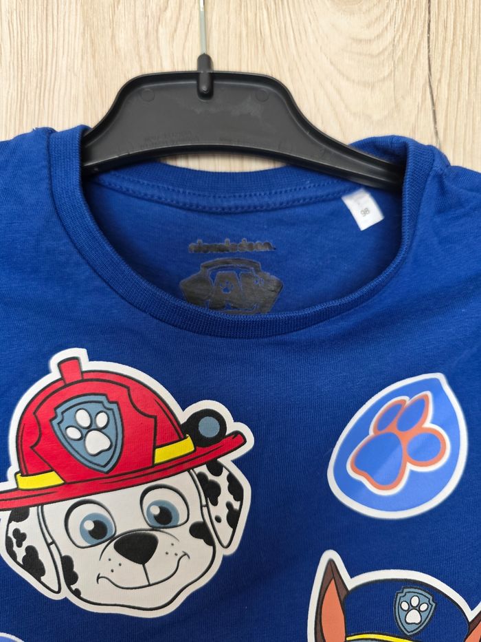 TEE-SHIRT MANCHE LONGUE BÉBÉ GARÇON PAW PATROL BLEU ROI TAILLE 3ANS - photo numéro 3