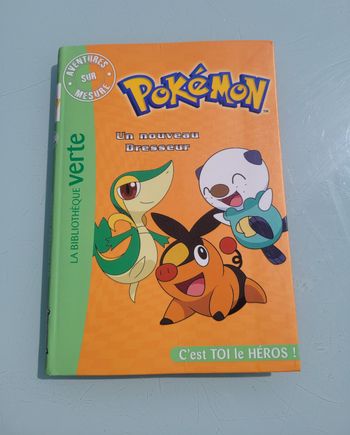 Pokémon, le bibliothèque verte, aventures sur mesure