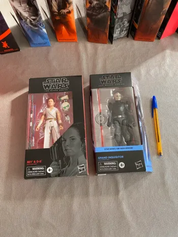 Figurines Star Wars Black Series - Rey & D-o + Grand Inquisitor - Lucasfilm Disney