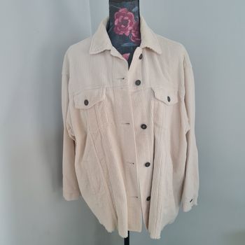 Veste velours côtelé zara