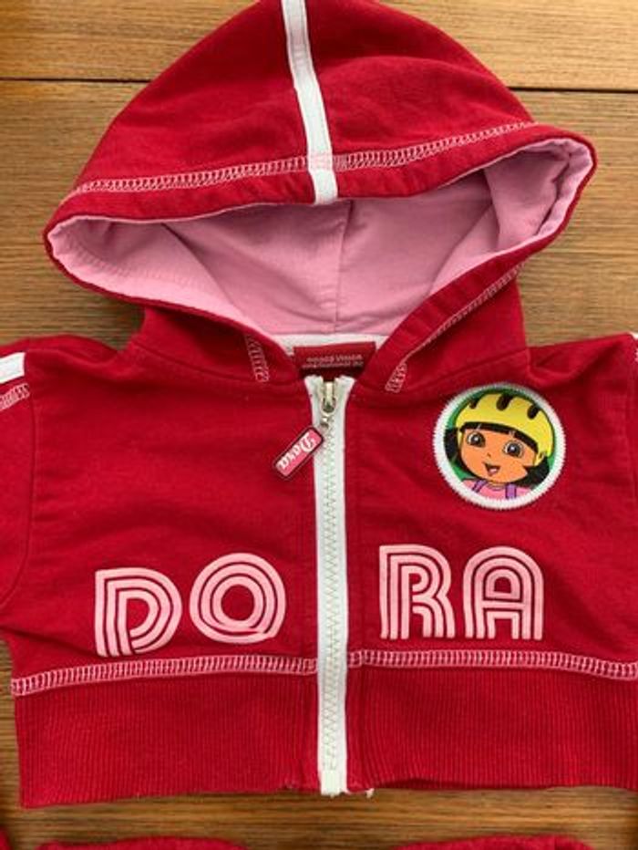 Jogging rouge Dora l’exploratrice 3 ans - photo numéro 2