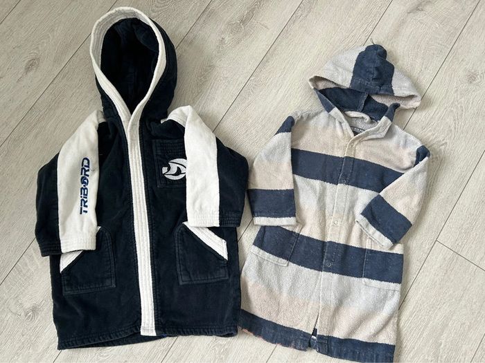 Lot de 2 peignoirs garçons 2 ans/3 ans