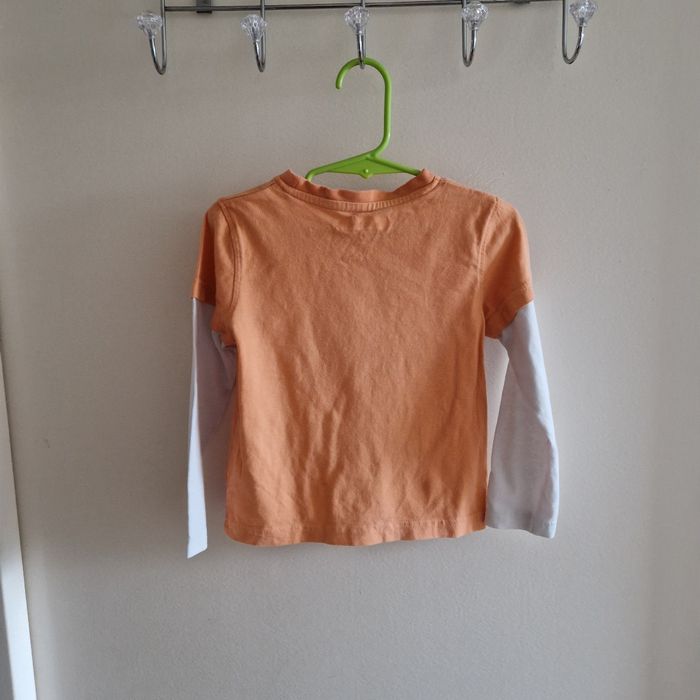 3 ans tee-shirt corail et  blanc - photo numéro 4