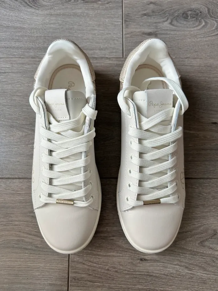 Baskets en Cuir Pepe Jeans Taille 39 - photo numéro 2